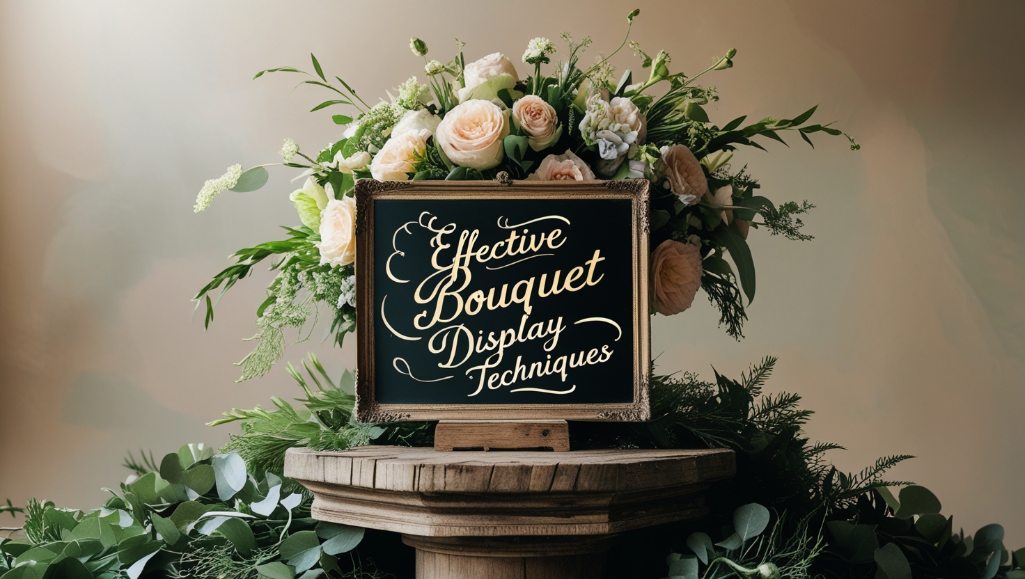Effective Bouquet Display Techniques