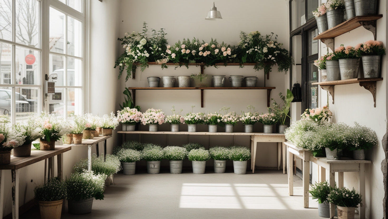 Maximizing Small Spaces: Boutique Flower Shops